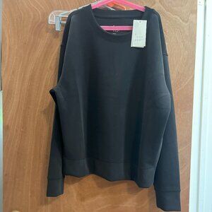 Pullover Super Soft Sweatshirt Women's Black size XL by A new Day